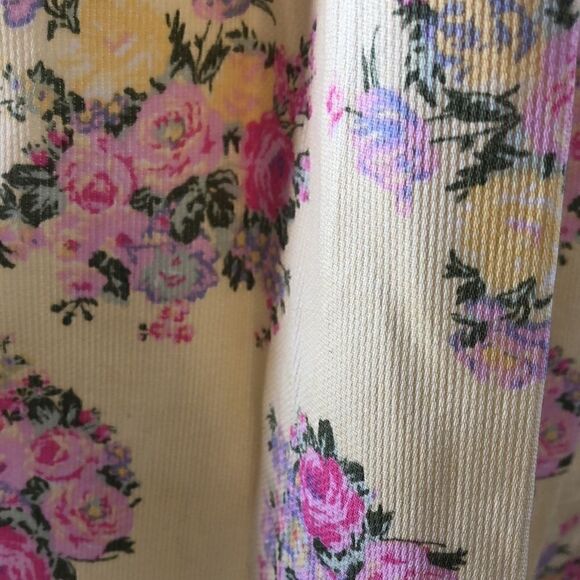 LAURA ASHLEY YELLOW FLORAL SLEEVELESS COTTON DRESS SCALLOP HEM FLOWER GIRL 6X - Picture 10 of 15